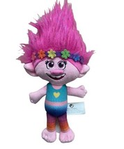 Trolls World Tour Stuffed Animal Movie Plush Dreamworks Poppy Pink  Troll - £7.90 GBP