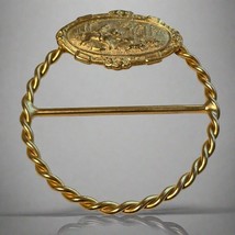 Round Gold Tone Buckle - $5.94
