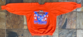 VTG Denver Broncos Sweatshirt-Super Bowl XXII-L-Orange-1987 AFC Champions - £29.85 GBP