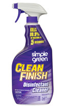 Simple Green Clean Finish Disinfectant Cleaner, 32 oz Spray Bottle, Herbal - £7.07 GBP