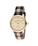 Burberry BU10001 The Classic Round Gold Tone Watch 40 mm - Warranty - £289.50 GBP