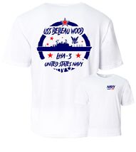 USS BELLEAU WOOD LHA-3  Performance T-Shirt.  US NAVY - €19,89 EUR+