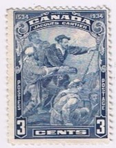 Stamps Canada #208 3 Cent Blue Jacques Cartier - £1.16 GBP