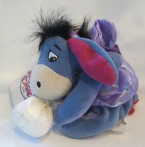 Disney Store Sugar Plum Fairy Eeyore Mini Bean Bag Plush 7&quot; Winnie The Pooh - £7.86 GBP