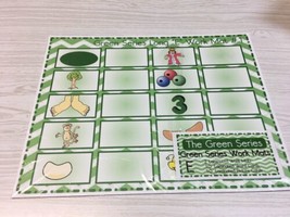 The Green Series - Vowel E Work Mats (20 cards-2 Laminated WorkMats) Mon... - £16.93 GBP