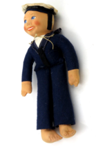 Antique Chad Valley 9 in Fabric Doll R.M.S Mauretania Sailor Navy - £19.22 GBP