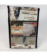 Mossy Oak 2 Pack Standard Pillowcases 20 x 30” Beige Fish Salmon Cabin L... - $15.99