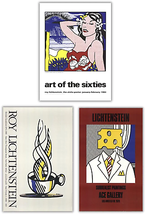 Bundle- 3 Assorted Roy Lichtenstein Original Billboard Posters - £1,946.23 GBP