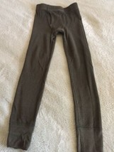 Fruit Of The Loom Boys Olive Green Thermal Long Underwear Pajama Pants 6-7 - $4.90