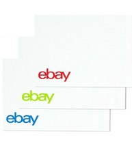 100 ebay Branded 9&quot; x 11.5&quot; Polymailer (No padding) – Color Logo ~ SHIPS... - £23.15 GBP