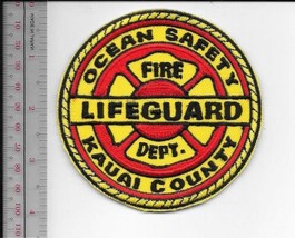 Vintage Surfing Hawaii Lifeguard Ocean Safety Certified Kauai County Fir... - £7.97 GBP