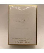 Ralph Lauren LOVE  1 oz 30 ml Eau De Parfum Discontinued, New &amp; Sealed - $126.23