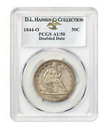 1844-O 50c PCGS AU50 (Double Date) ex: D.L. Hansen Collection - £5,144.69 GBP