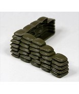 A-Team Sandbag Corner Barricade 2 Pieces VTG 1984 Galoob Combat Headquar... - $6.88