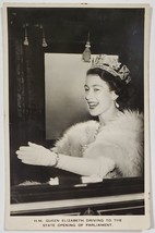 H.M. Queen Elizabeth II Driving to State Opening of Parliament Postcard Z7 - £10.24 GBP
