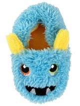 Wonder Nation Infants Boys Monster Slippers House Shoes Size 3 Blue Yellow NEW - £8.02 GBP