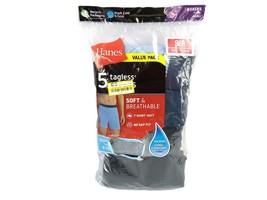 Hanes Men&#39;s Value 4 Pk Moisture Wicking Knit Boxer Shorts, ComfortSoft W... - $20.00