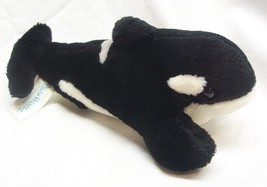 Sea World VINTAGE SHAMU KILLER WHALE 9&quot; Plush STUFFED ANIMAL Toy - $16.34