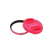Vivitar 52mm UV Filter and Snap-On Lens Cap, Pink - £10.21 GBP