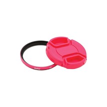 Vivitar 52mm UV Filter and Snap-On Lens Cap, Pink - $12.99