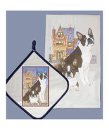 Dish Towel and Pot Holder Set - Boston Terrier - $910.64 MXN