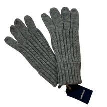 Hat Attack Cable Knit Touch Screen Glove New Charcoal - £26.90 GBP