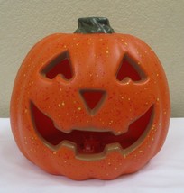 9&quot; Lighted LED Pumpkin Battery Operated - £11.10 GBP