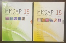 MKSAP 15 Part A &amp; Part B - 12 Books total. Complete Set LIKE NEW CONDITION - £35.72 GBP
