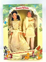 Vintage 80&#39;s Bikin Disney&#39;s The Wedding of Snow White Collectors Doll Set NEW - £39.41 GBP