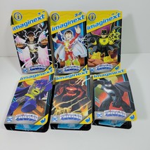 Set of 6 Imaginext DC Super Friends Mini Figures Batman Shazam Yellow Lantern - £35.73 GBP