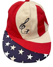 Cap Patriotic Music City USA Hat w/ Treble Clef Vintage - £17.49 GBP