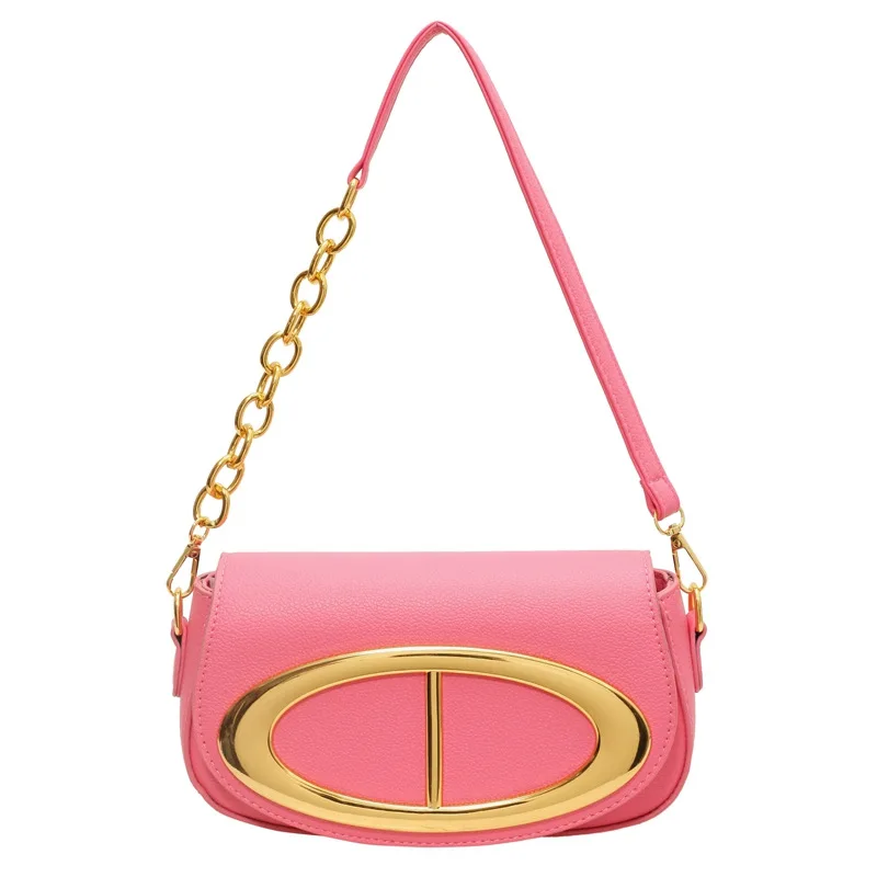 Women&#39;s Bag Fashion Square Bag New Versatile Chain Bag Shoulder Bag Text... - $43.47