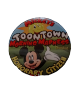 Mickey&#39;s Toontown Morning Madness Honorary Citizen Disneyland Disney But... - $14.24