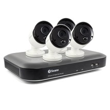 Swann 8 Channel 4 Camera Security System, Wired Surveillance 5MP Super H... - $519.75