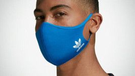 Adidas H32392 Face Mask Cover 3 Pack Blue Bird ( XS/S ) - £55.37 GBP