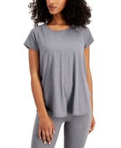 allbrand365 designer Womens Activewear Sweat Set T-Shirt color Gray Size XS - £16.62 GBP