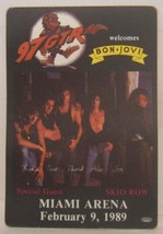Jon Bon Jovi - Vintage Original Tour Concert Cloth Backstage Pass ***Last One*** - £7.94 GBP