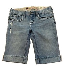 Free People Denim Bermuda Shorts Size 30 - $22.88