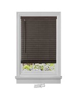 GII Madera-Plantation Blind Mahogany 30x64 2&quot; faux wood slats Without Cords - $804.04 MXN
