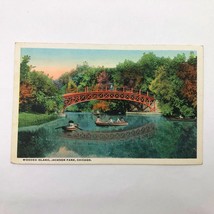 Vintage Postcard Wooded Island Jackson Park Chicago 3.5 x 5 inches - $68.23 MXN