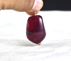 Natural Pink Tourmaline Cabochon 109.50 Ct Drilled Gemstone Pendant Hanging - £843.77 GBP