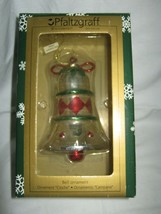 Pfaltzgraff Winterberry Silver Bell Ornament - £4.50 GBP