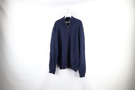 Vtg 90s Ralph Lauren Mens XL Faded Cotton Knit Half Zip Pullover Sweater... - $44.50