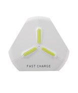 Qi Fast Charge Wireless Charging Plate with LED Indicator Iron Triangle ... - £3.83 GBP