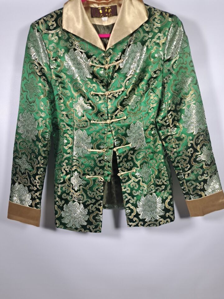 Primary image for Gold And Green Chinese Jacket Large