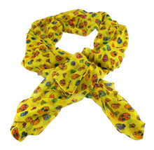 2357 yellow multicolor skulls hearts scarf 1h thumb200