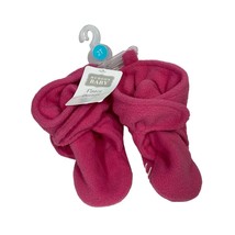 Hudson Baby Fleece Lined Booties Pink New 2T Toddler - £4.44 GBP