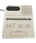Vtg Sony ICF-C770 Dual Alarm Digital Clock AM-FM 2 Band Radio Tilt Displ... - $467.81 MXN