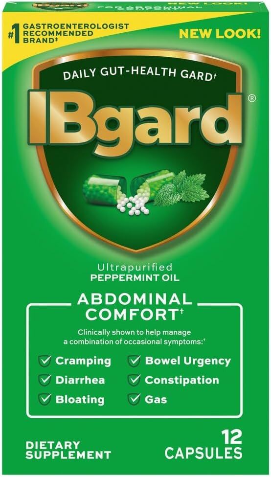 Ibgard 90miligrams Ultra Purified Peppermint Oil for Irritable Bowel Syndrome (I - $27.99