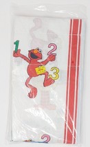 VTG Sesame Street Valance Curtain 60x14 Big Bird Elmo Bert Ernie Kids Ro... - $17.26